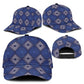 Indigo Diamond African Ankara Pattern Classic Cap