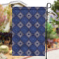 Indigo Diamond African Ankara Pattern Garden Flag