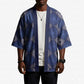 Indigo Diamond African Ankara Pattern Kimono