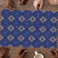 Indigo Diamond African Ankara Pattern Puzzle