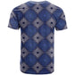 Indigo Diamond African Ankara Pattern T shirt