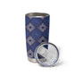 Indigo Diamond African Ankara Pattern Tumbler Cup