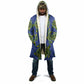 Emerald Turtle African Ankara Pattern Cloak