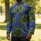 Emerald Turtle African Ankara Pattern Hockey Jersey