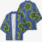 Emerald Turtle African Ankara Pattern Kimono