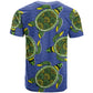 Emerald Turtle African Ankara Pattern T shirt