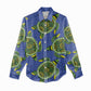 Emerald Turtle African Ankara Pattern Women Casual Shirt