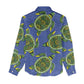 Emerald Turtle African Ankara Pattern Women Casual Shirt