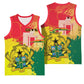 Personalized Ghana Republic Day Basketball Jersey Black Star Square - Grunge Style - African Pride