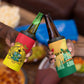 Personalized Ghana Republic Day 4 in 1 Can Cooler Tumbler Black Star Square - Grunge Style