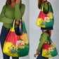 Ghana Republic Day Grocery Bag Black Star Square - Grunge Style