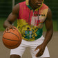 Personalized Ghana Republic Day Sleeveless Zip Hoodie Black Star Square - Grunge Style - African Pride