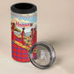 Maasai Adumu Dance 4 in 1 Can Cooler Tumbler Shuka Pattern - Kenya Safari