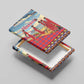 Maasai Adumu Dance Canvas Wall Art Shuka Pattern - Kenya Safari