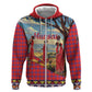 Maasai Adumu Dance Hoodie Shuka Pattern - Kenya Safari
