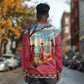 Maasai Adumu Dance Long Sleeve Shirt Shuka Pattern - Kenya Safari