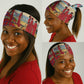 Maasai Adumu Dance Neck Gaiter Shuka Pattern - Kenya Safari LT15