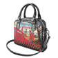 Maasai Adumu Dance Shoulder Handbag Shuka Pattern - Kenya Safari