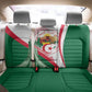Algeria Independence Day Back Car Seat Cover Coat Of Arms With Maqam Echahid