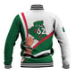 Algeria Independence Day Baseball Jacket Coat Of Arms With Maqam Echahid