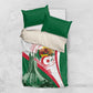 Algeria Independence Day Bedding Set Coat Of Arms With Maqam Echahid