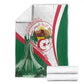 Algeria Independence Day Blanket Coat Of Arms With Maqam Echahid