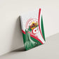Algeria Independence Day Canvas Wall Art Coat Of Arms With Maqam Echahid