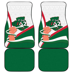 Algeria Independence Day Car Mats Coat Of Arms With Maqam Echahid