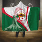Algeria Independence Day Hooded Blanket Coat Of Arms With Maqam Echahid
