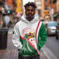 Algeria Independence Day Hoodie Coat Of Arms With Maqam Echahid