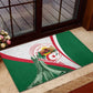 Algeria Independence Day Rubber Doormat Coat Of Arms With Maqam Echahid