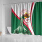 Algeria Independence Day Shower Curtain Coat Of Arms With Maqam Echahid