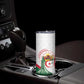 Algeria Independence Day Skinny Tumbler Coat Of Arms With Maqam Echahid