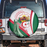 Algeria Independence Day Spare Tire Cover Coat Of Arms With Maqam Echahid