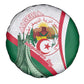 Algeria Independence Day Spare Tire Cover Coat Of Arms With Maqam Echahid