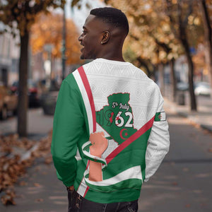Algeria Independence Day Sweatshirt Coat Of Arms With Maqam Echahid