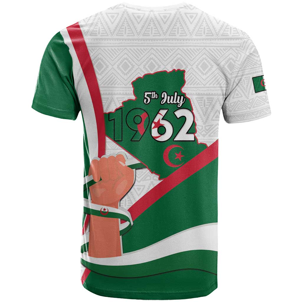 Algeria Independence Day T shirt Coat Of Arms With Maqam Echahid