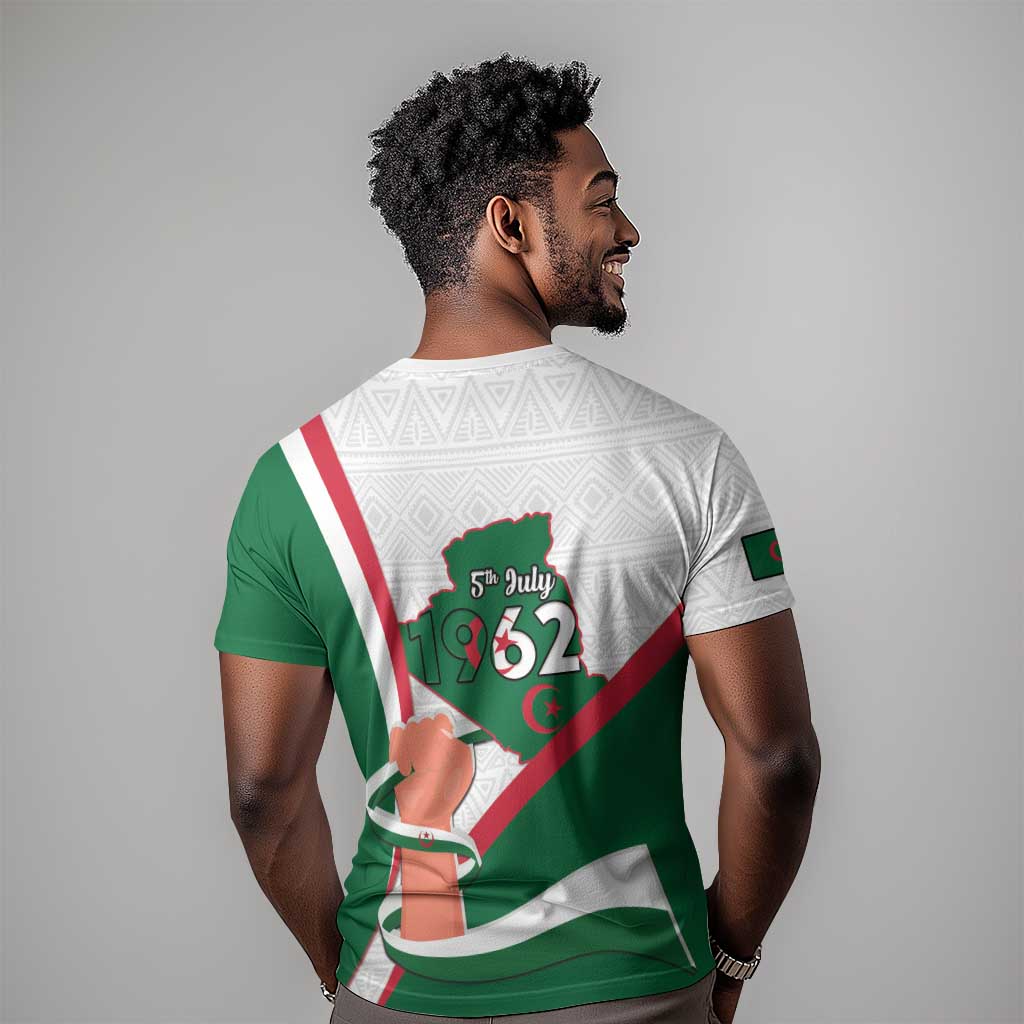 Algeria Independence Day T shirt Coat Of Arms With Maqam Echahid