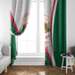 Algeria Independence Day Window Curtain Coat Of Arms With Maqam Echahid