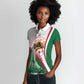 Algeria Independence Day Women Polo Shirt Coat Of Arms With Maqam Echahid
