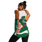 Algeria Independence Day Women Racerback Tank Coat Of Arms With Maqam Echahid