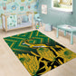 South Africa Rugby Custom Area Rug Go Springboks Go