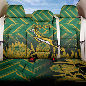 South Africa Rugby Custom Back Car Seat Cover Go Springboks Go