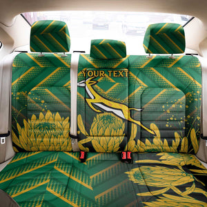 South Africa Rugby Custom Back Car Seat Cover Go Springboks Go