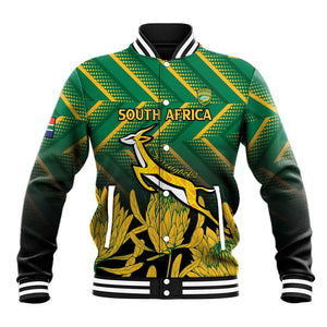 South Africa Rugby Custom Baseball Jacket Go Springboks Go
