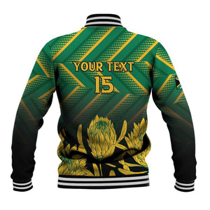South Africa Rugby Custom Baseball Jacket Go Springboks Go