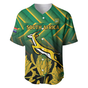 South Africa Rugby Custom Baseball Jersey Go Springboks Go