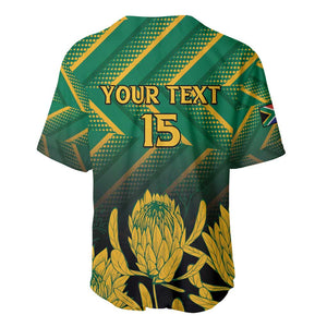 South Africa Rugby Custom Baseball Jersey Go Springboks Go