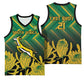South Africa Rugby Custom Basketball Jersey Go Springboks Go - African Pride