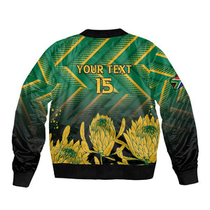 South Africa Rugby Custom Bomber Jacket Go Springboks Go